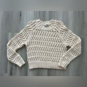 American Eagle Oversized Crew Neck Knit Sweater